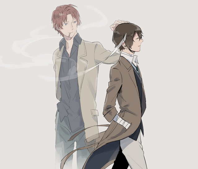 Two people standing white background free wallpaper for desktop - medium preview image