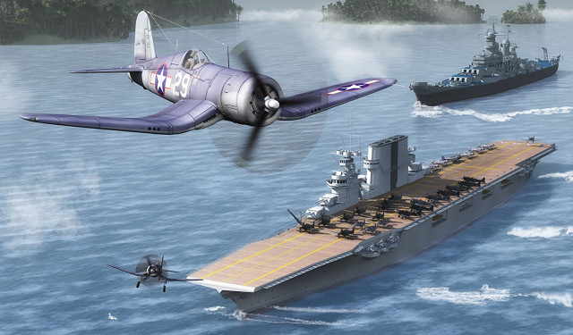 Plane boat ship water air free wallpaper for desktop - medium preview image