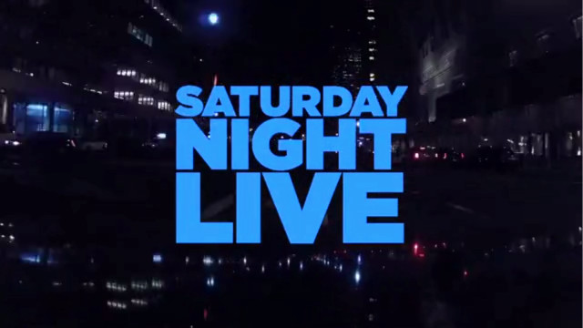Saturday night live blue letters free wallpaper for desktop - medium preview image