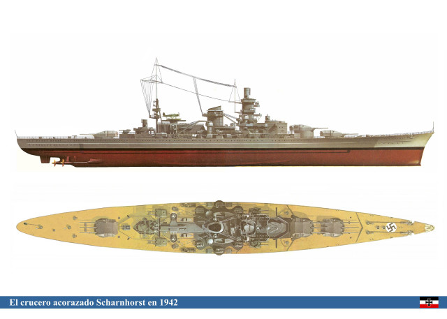 Battleship cutaway boat drawing image free wallpaper for desktop - medium preview image