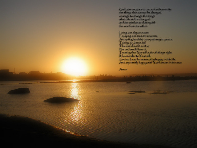 Sunset poem water background image free wallpaper for desktop - medium preview image