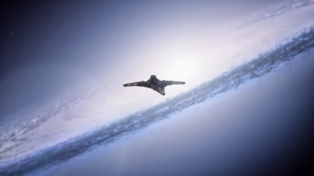 Fighter jet spiral object sky free wallpaper for desktop - medium preview image
