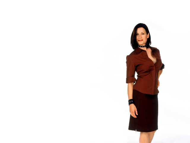Woman brown dress black bracelet free wallpaper for desktop - medium preview image