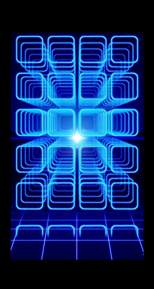 Blue abstract background square pattern free wallpaper for mobile - medium preview image