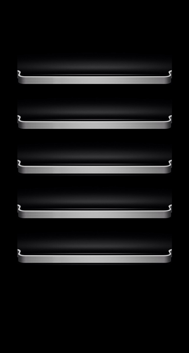 Black background metal shelves image free wallpaper for mobile - medium preview image