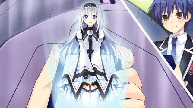 Ai mitsu hologram anime blush free wallpaper for desktop - medium preview image