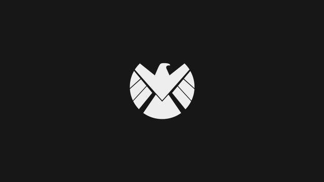 White eagle logo black background free wallpaper for desktop - medium preview image