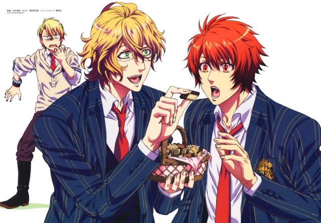 Suits eating food smoking cigarettes free wallpaper for desktop - medium preview image