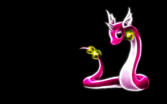 Pink white cat black background free wallpaper for desktop - medium preview image