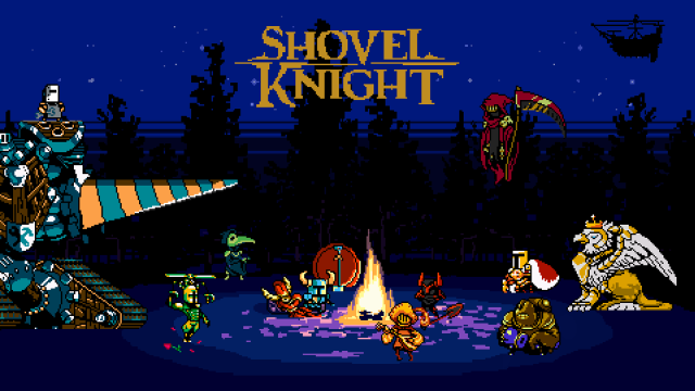 Shovel knight classic video game free wallpaper for desktop - medium preview image