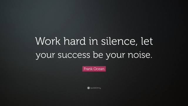 Work hard in silence success free wallpaper for desktop - medium preview image