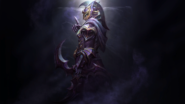 Demonic demon glowing halo sword free wallpaper for desktop - medium preview image