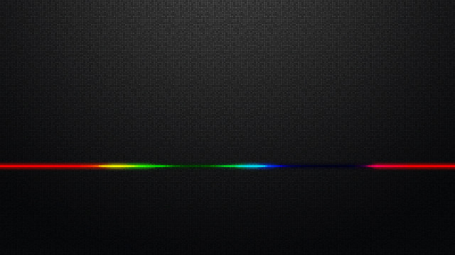 Black background rainbow line red free wallpaper for desktop - medium preview image