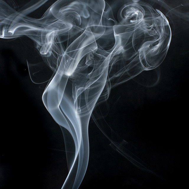 Smoky smoke black background white free wallpaper for tablet - medium preview image