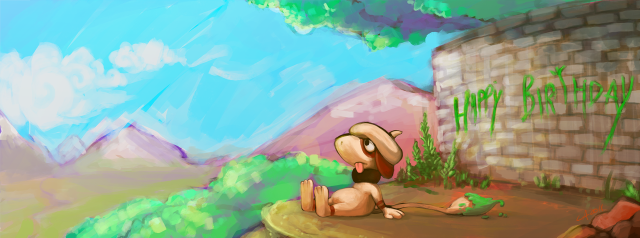 Man sitting rock wall mountain free wallpaper for desktop - medium preview image