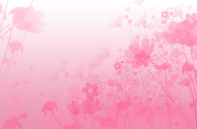 Pink background flowers butterflies side free wallpaper for desktop - medium preview image
