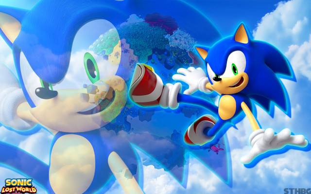 Sonic fight sky together hedgehogs free wallpaper for desktop - medium preview image