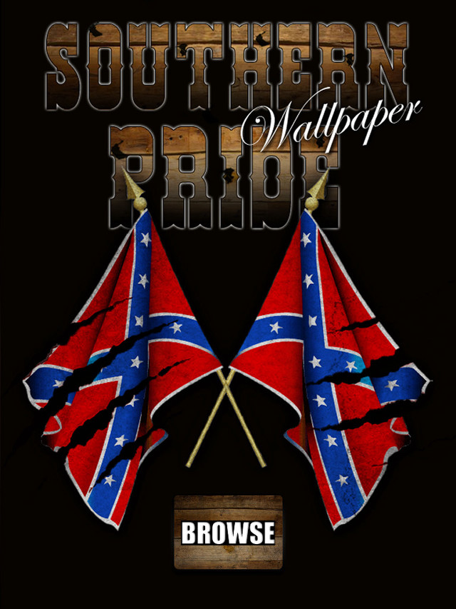 Southern wallpaper flags brown background free wallpaper for mobile - medium preview image