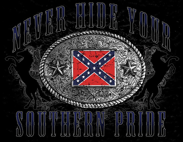 Black shirt southern pride flag free wallpaper for desktop - medium preview image