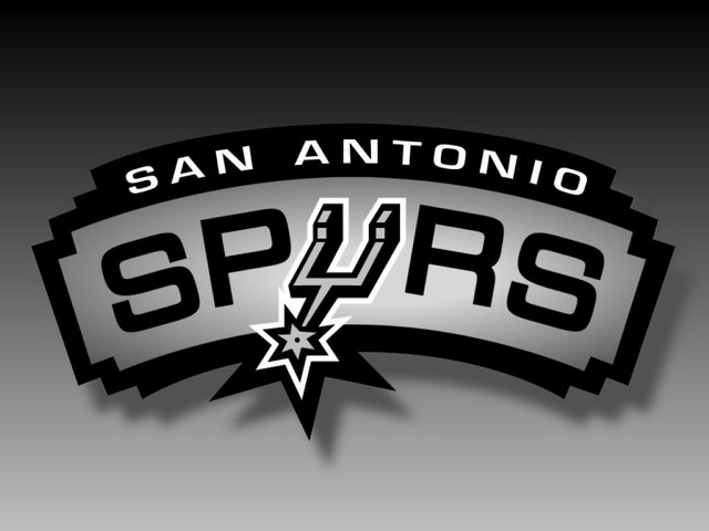 San antonio spurs logo gray free wallpaper for desktop - medium preview image