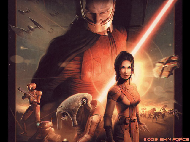 Star wars poster woman man free wallpaper for desktop - medium preview image