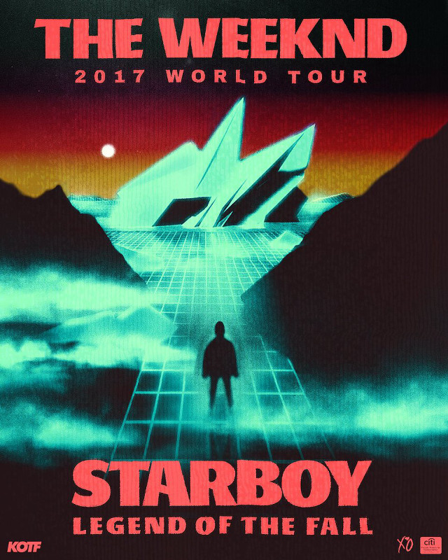 Concert poster man stairway mountain free wallpaper for mobile - medium preview image