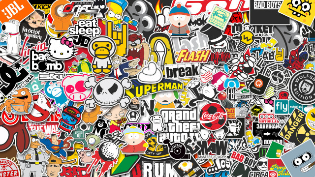 Stickers decals wall room pile free wallpaper for desktop - medium preview image