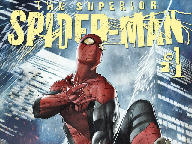 Spider man comic book city free wallpaper for desktop - medium preview image