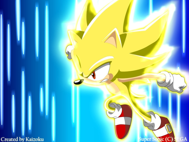 Sonic cartoon running air foot free wallpaper for desktop - medium preview image