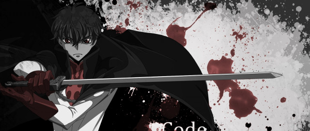 Man holding sword blood splattered #2 free wallpaper for desktop - medium preview image