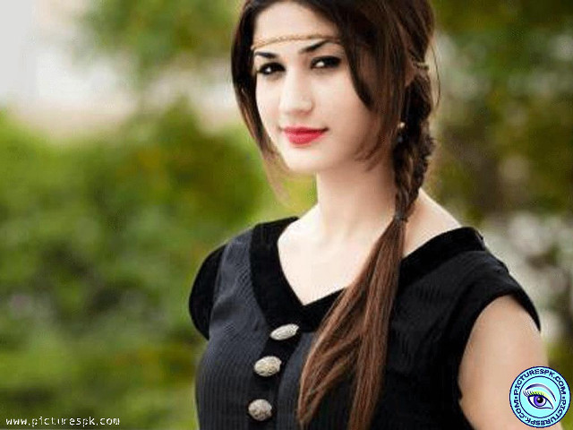 Ayshia tasksin black dress outdoors free wallpaper for desktop - medium preview image