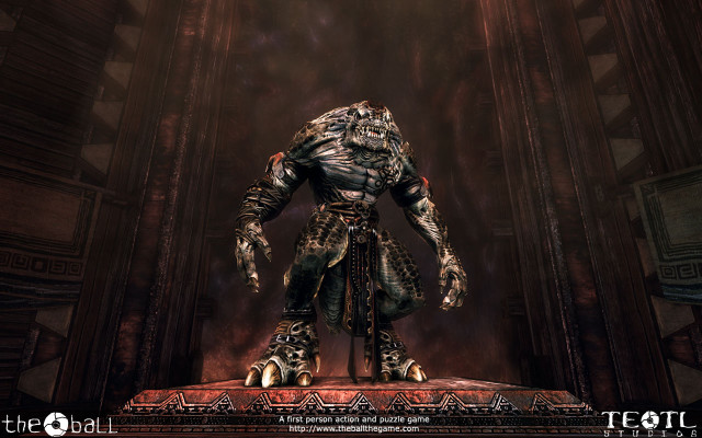 Demonic creature platform dark room free wallpaper for desktop - medium preview image