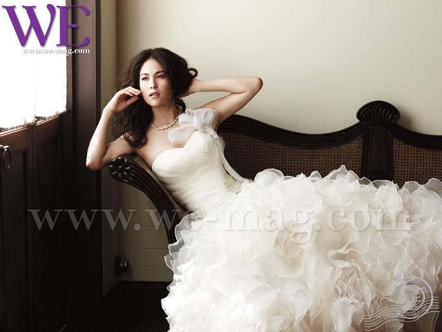 Woman wedding dress chair window free wallpaper for desktop - medium preview image