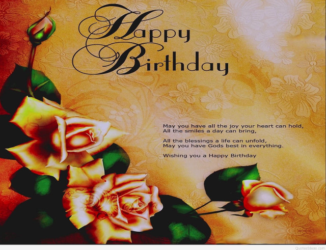 Birthday card roses yellow background free wallpaper for desktop - medium preview image