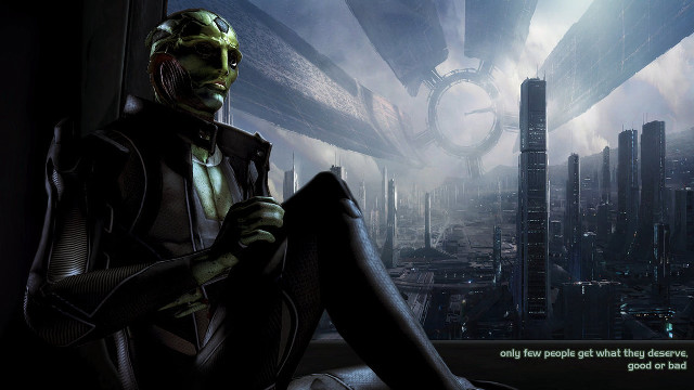 Futuristic man suit window city free wallpaper for desktop - medium preview image