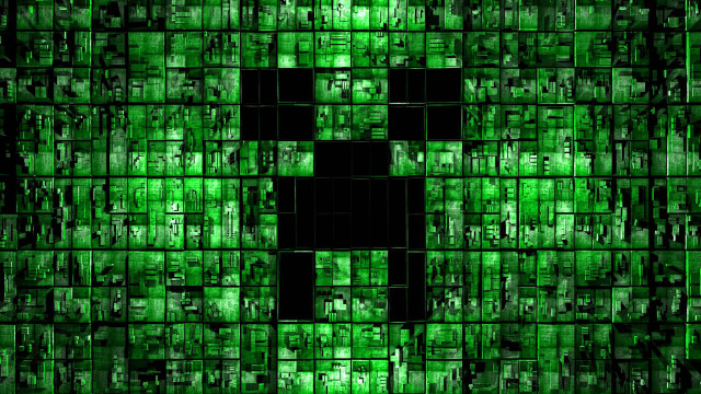 Green cross squares different sizes free wallpaper for desktop - medium preview image
