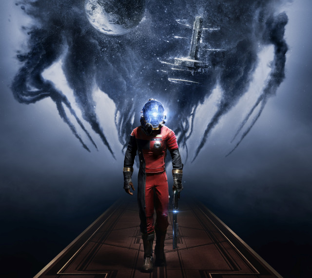 Man space suit walking alien free wallpaper for tablet - medium preview image