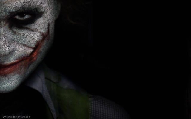 Joker dark room black background free wallpaper for desktop - medium preview image
