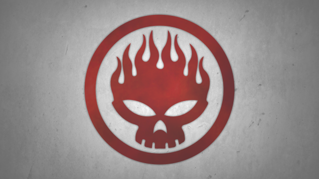 Fire skull punk neo geo free wallpaper for desktop - medium preview image