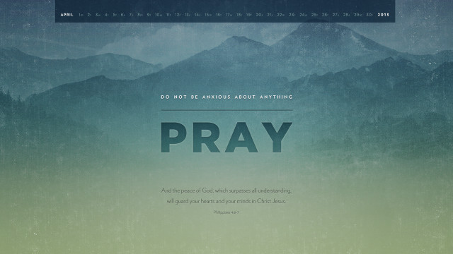 Mountain range pray poster background free wallpaper for desktop - medium preview image