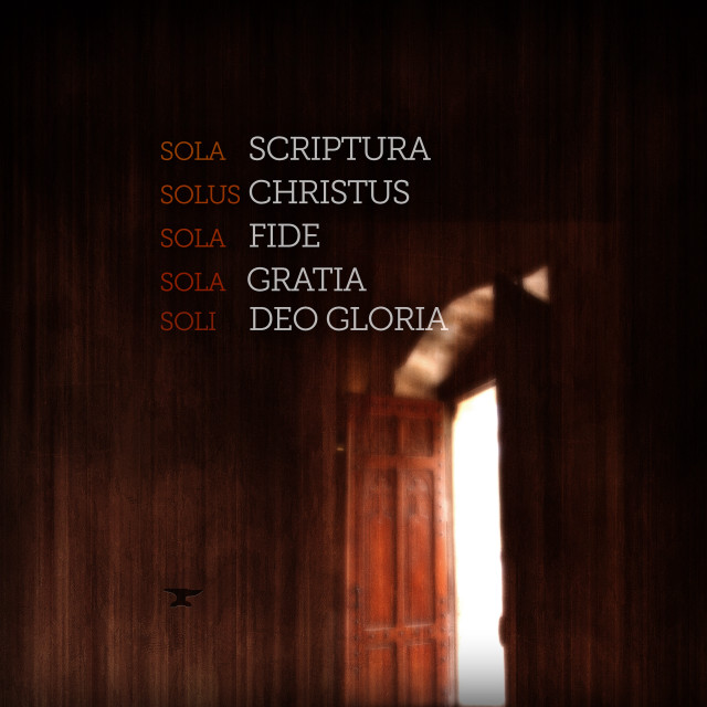 Door caption sola scriptura solus free wallpaper for tablet - medium preview image