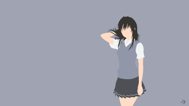 Girl short skirt short sleeved free wallpaper for desktop - medium preview image