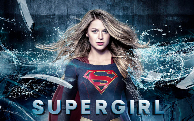 Woman superman costume water splashes free wallpaper for desktop - medium preview image