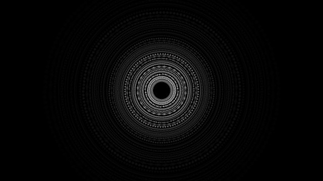 Mandelbrot fractal black and white free wallpaper for desktop - medium preview image