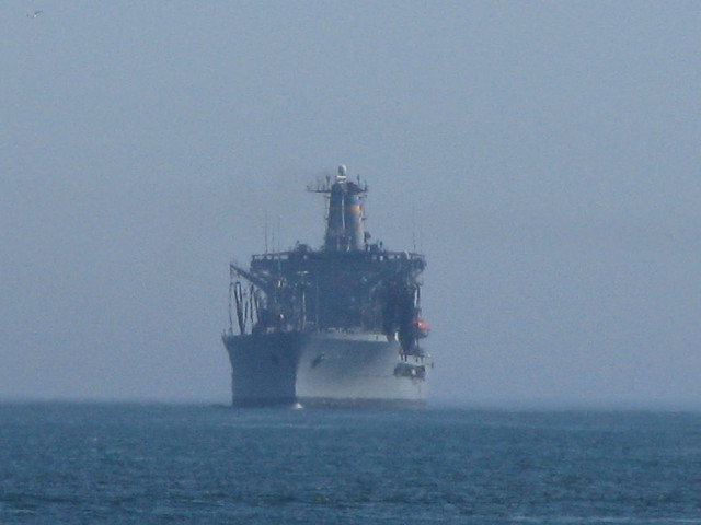 Large boat floating water shoreline free wallpaper for desktop - medium preview image