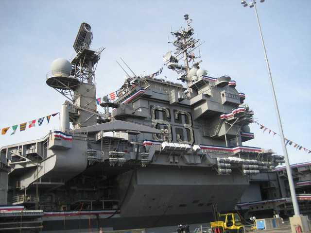 Large ship windows flags crane free wallpaper for desktop - medium preview image