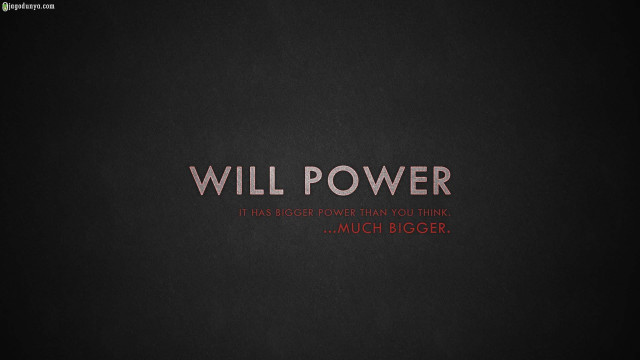 Will power bigger than you free wallpaper for desktop - medium preview image