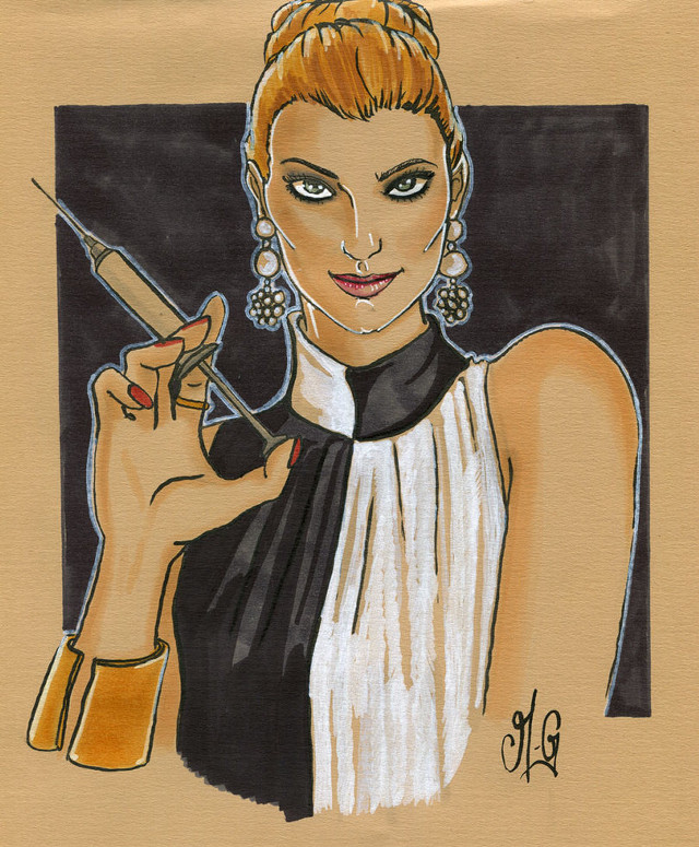 Woman cigarette lighter drawing hand free wallpaper for mobile - medium preview image