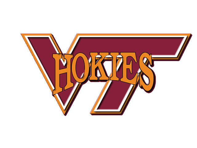 Uva hokies logo orange yellow free wallpaper for desktop - medium preview image