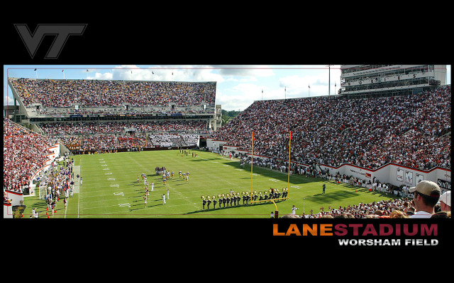 Football stadium crowd game band free wallpaper for desktop - medium preview image